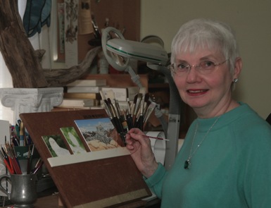 Bev in Studio for Mast in Min booklet