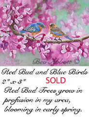 Red Bud and Blue Birds 70 dpi